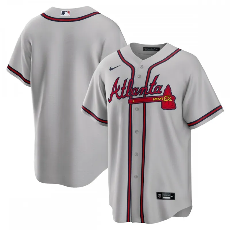 Atlanta Braves Nike Road Fan edition Team Jersey – Gray