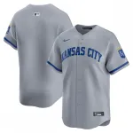 Kansas City Royals Nike Away Limited Jersey - Gray Kansas City Royals Nike Away Limited Jersey – Gray