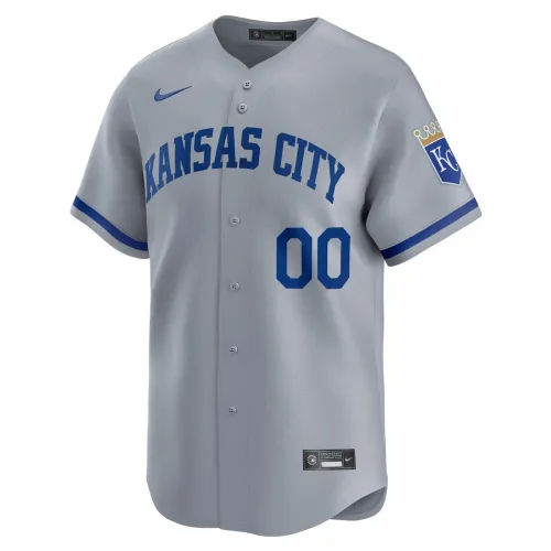 Kansas City Royals Nike Away Limited Jersey – Gray