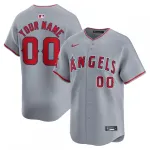 Los Angeles Angels Nike Auswärts Limited benutzerdefinierte Jersey - grau Los Angeles Angels Nike Away Limited Custom Trikot - Grau