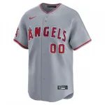 Los Angeles Angels Nike Away Limited Custom Trikot - Grau