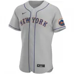 New York Mets Nike Road Authentic Team Jersey – Gray
