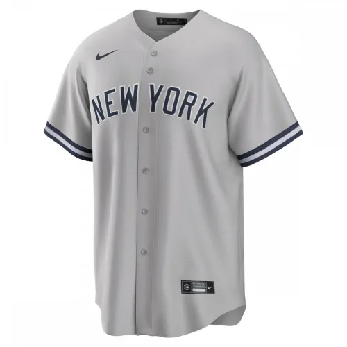 New York Yankees Nike Road Replica Team Jersey – Gray