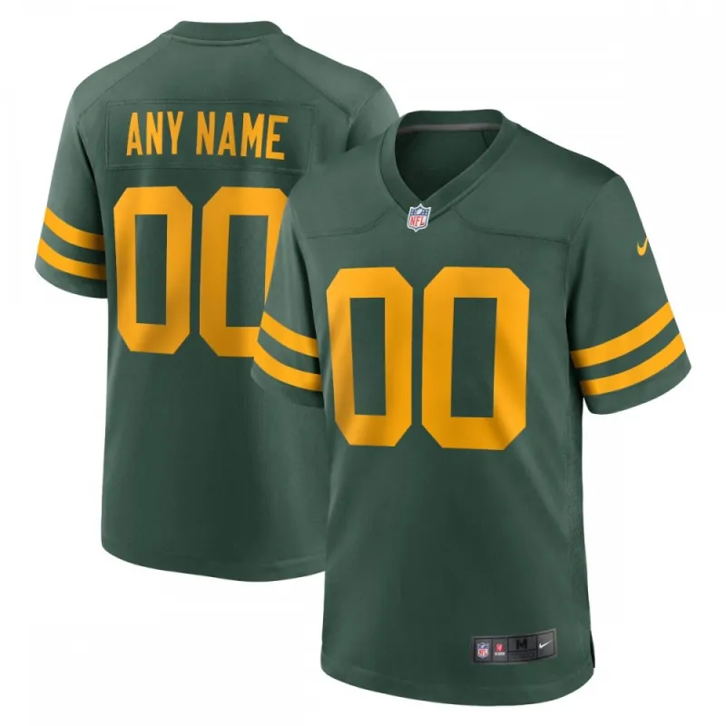 Green Bay Packers Nike Alternate Custom Jersey - Groen