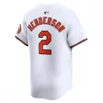 Gunnar Henderson Baltimore Orioles Nike Home Limited Player Jersey – White
