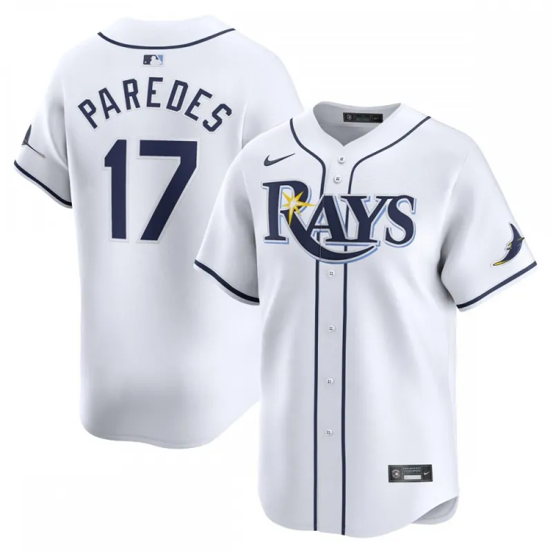 Isaac Paredes Tampa Bay Rays Nike Home Limited Player Jersey – White