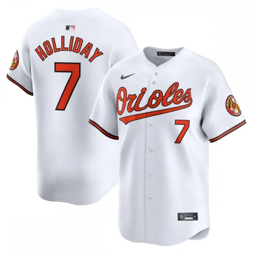 Jackson Holliday Baltimore Orioles Camiseta de Jugador Nike Home Limited - Blanca