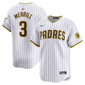 Jackson Merrill San Diego Padres Nike Gelimiteerde Thuisshirt - Wit