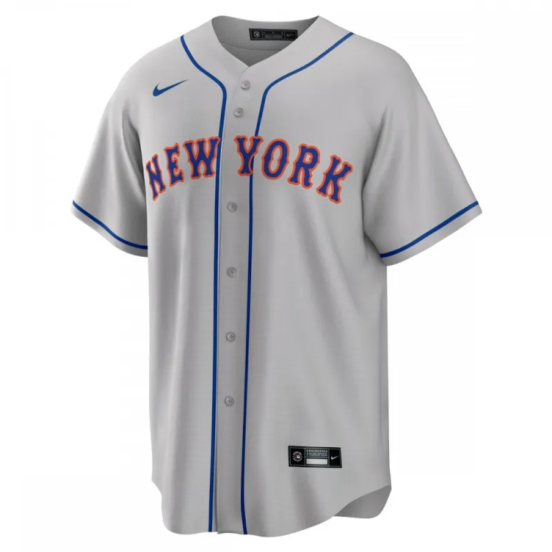 Jacob deGrom New York Mets Nike Road Replica Player Name Jersey – Gray