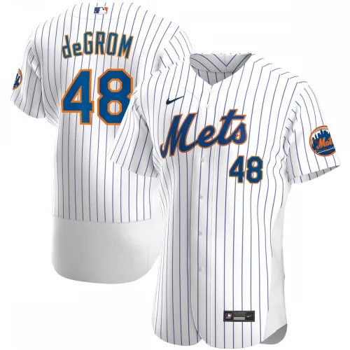 Jacob deGrom New York Mets Nike Home Authentic Player Jersey - White