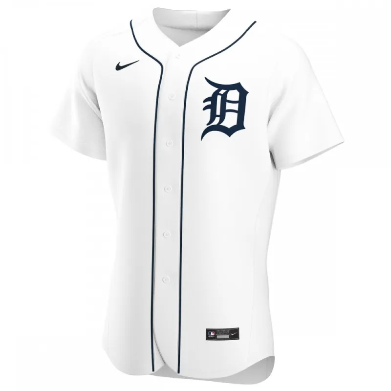 Jacoby Jones Detroit Tigers Nike Home Authentic Player Jersey – White