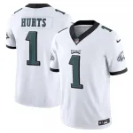 Jalen Hurts Philadelphia Eagles Nike Vapor F.U.S.E. Camisola limitada - Branco Jalen Hurts Philadelphia Eagles Nike Vapor F.U.S.E. Limited Jersey – White