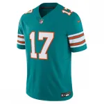 Jaylen Waddle Miami Dolphins Camiseta Nike Vapor F.U.S.E. Limited Alternate 1 - Aqua
