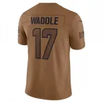Camisa limitada «Salute To Service» 2023 da Nike de Jaylen Waddle dos Miami Dolphins – Castanho