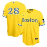 J.D. Martinez Boston Red Sox Nike City Connect Replica Player Jersey – Gold