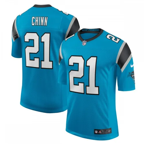Camisa Nike Vapor Limited de Jeremy Chinn dos Carolina Panthers - Azul