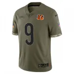 Joe Burrow Cincinnati Bengals Nike 2022 Salute To Service Limited Jersey – Olive