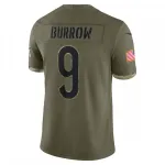 Joe Burrow Cincinnati Bengals Nike 2022 Salute To Service Limited Jersey – Olive
