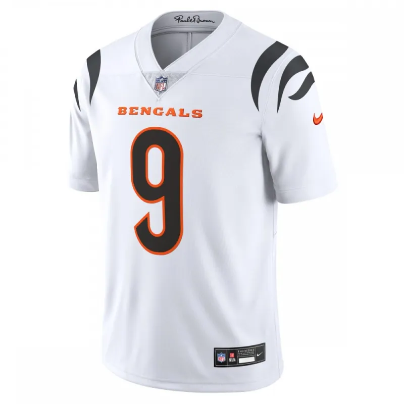 Camisa Nike Vapor Untouchable Limited do Joe Burrow, Cincinnati Bengals – Branca