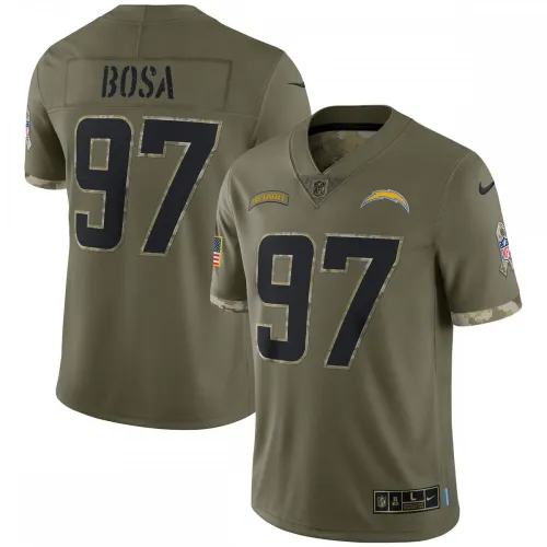 Joey Bosa Los Angeles Chargers Camiseta Nike 2022 Salute To Service Limited - Oliva
