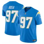 Camisa Nike Vapor F.U.S.E. Limited de Joey Bosa dos Los Angeles Chargers - Azul Pó Camisa Nike Vapor F.U.S.E. Limited de Joey Bosa dos Los Angeles Chargers – Azul Pó