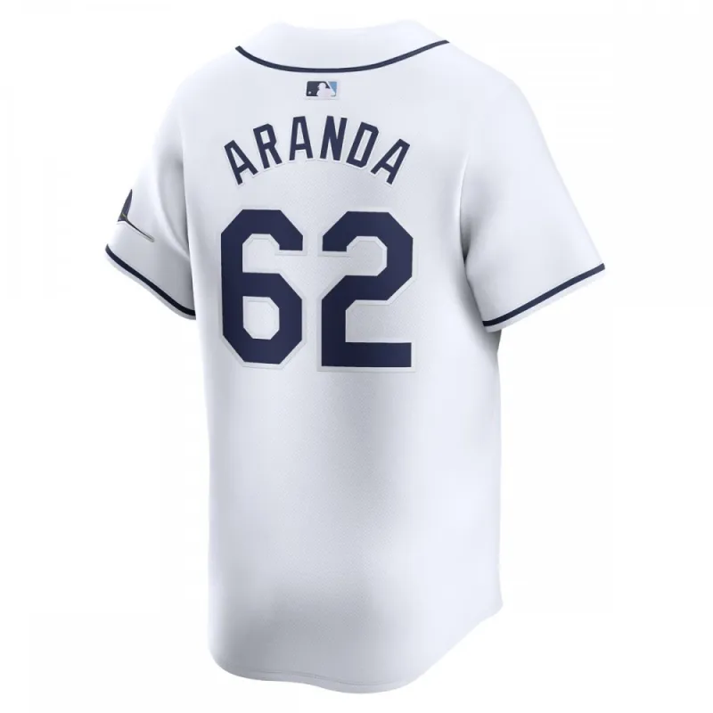 Jonathan Aranda Tampa Bay Rays Nike Home Limited Player Jersey - White