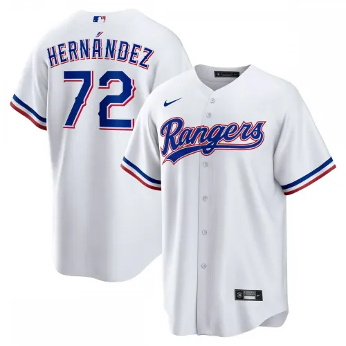 Jonathan Hernández Texas Rangers Nike thuisreplica-spelersshirt - Wit