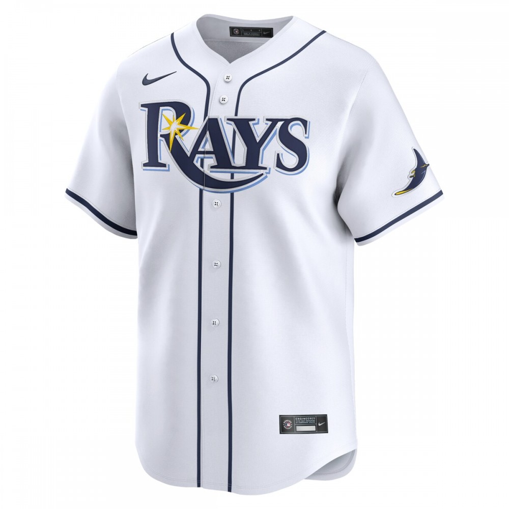 Jonny DeLuca Tampa Bay Rays Nike Home Limited Player Jersey #8211; White