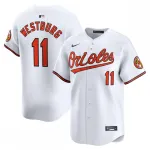 Jordan Westburg Baltimore Orioles Nike Home Limited Player Jersey - Blanc Jordan Westburg Baltimore Orioles Nike Home Limited Player Jersey – White