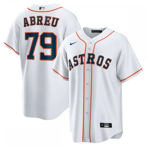 Jose Abreu Houston Astros Nike Replicaspeler thuistrui - Wit