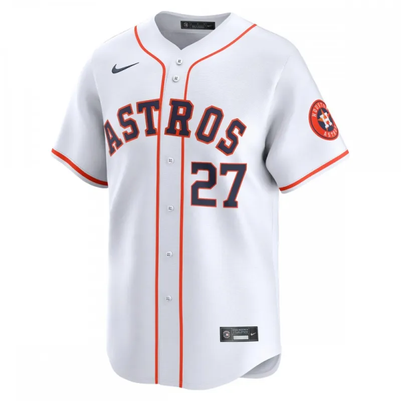 Jose Altuve Houston Astros Nike Home Limited Player Jersey – White