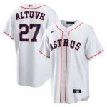Jose Altuve Houston Astros Nike Home Replica Player Name Jersey – White