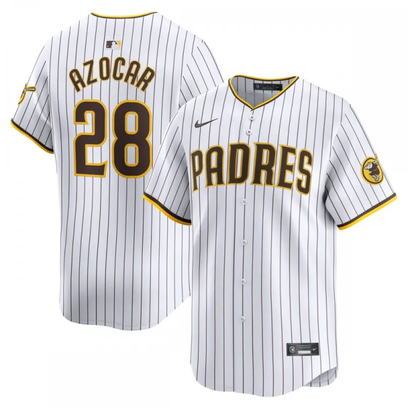 Jose Azocar San Diego Padres Nike Home Limited Player Jersey – White