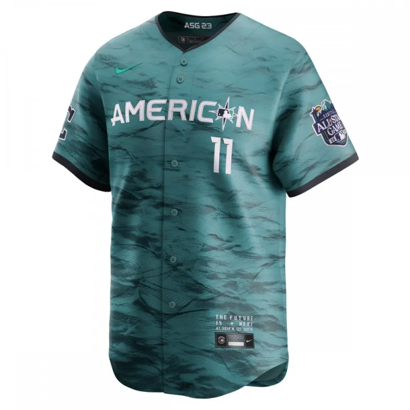 Jose Ramirez American League Nike 2023 MLB All-Star Game Limited Player Jersey – Teal