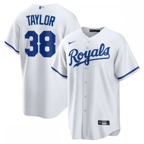Maillot de joueur Nike « Replica » domicile de Josh Taylor (Kansas City Royals) - Blanc