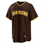 Juan Soto San Diego Padres Nike Road Replica Player Jersey – Brown