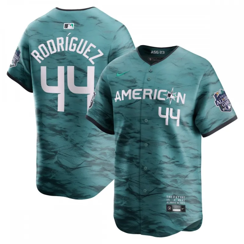Julio Rodriguez American League Nike 2023 MLB All-Star Game Limited Player Jersey – Teal