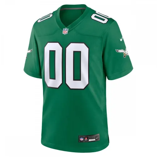Maillot de match alternatif personnalisé Nike des Eagles de Philadelphie – Vert Kelly