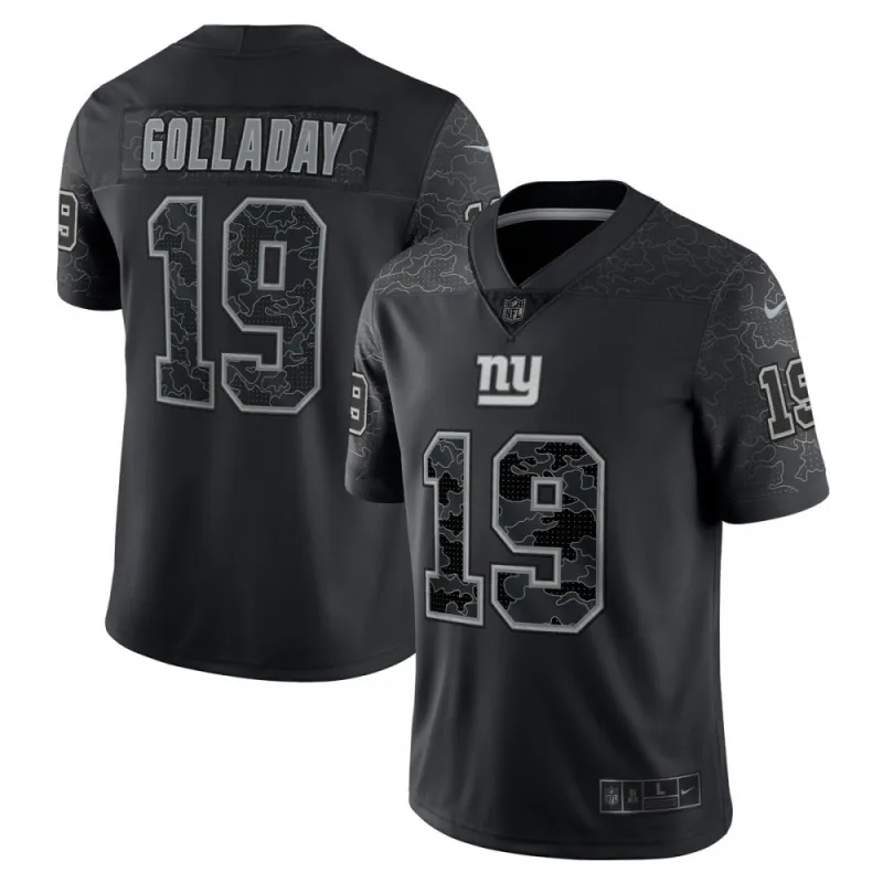 Kenny Golladay New York Giants Nike RFLCTV Limited Jersey – Black