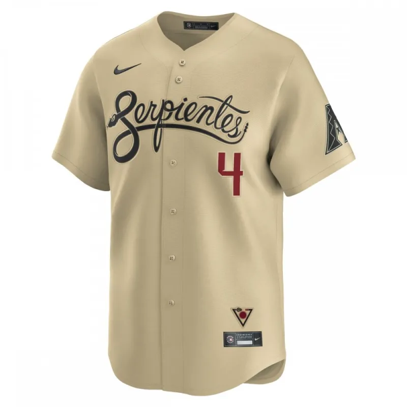 Ketel Marte Arizona Diamondbacks Nike City Connect Limited Player Jersey – Sand