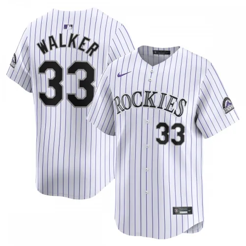 Larry Walker Colorado Rockies Nike Home Limited Player Jersey - Blanc