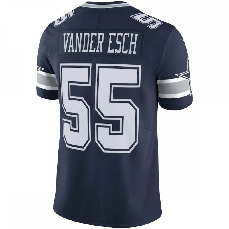 Leighton Vander Esch Dallas Cowboys Nike Vapor Limited Jersey – Navy
