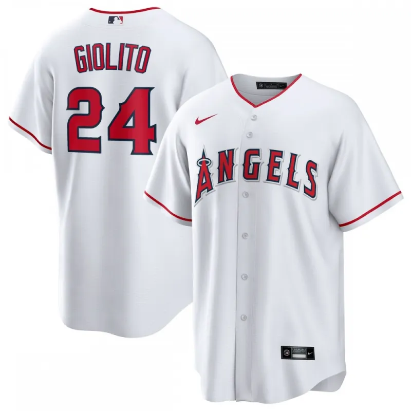 Lucas Giolito Los Angeles Angels Nike Home Replica Player Jersey - Wit