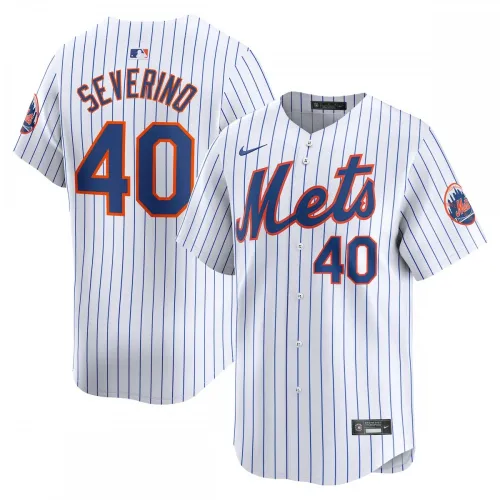 Maglia da giocatore Luis Severino New York Mets Nike Home Limited – Bianca