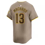 Manny Machado San Diego Padres Nike Alternate Limited Player Jersey – Tan