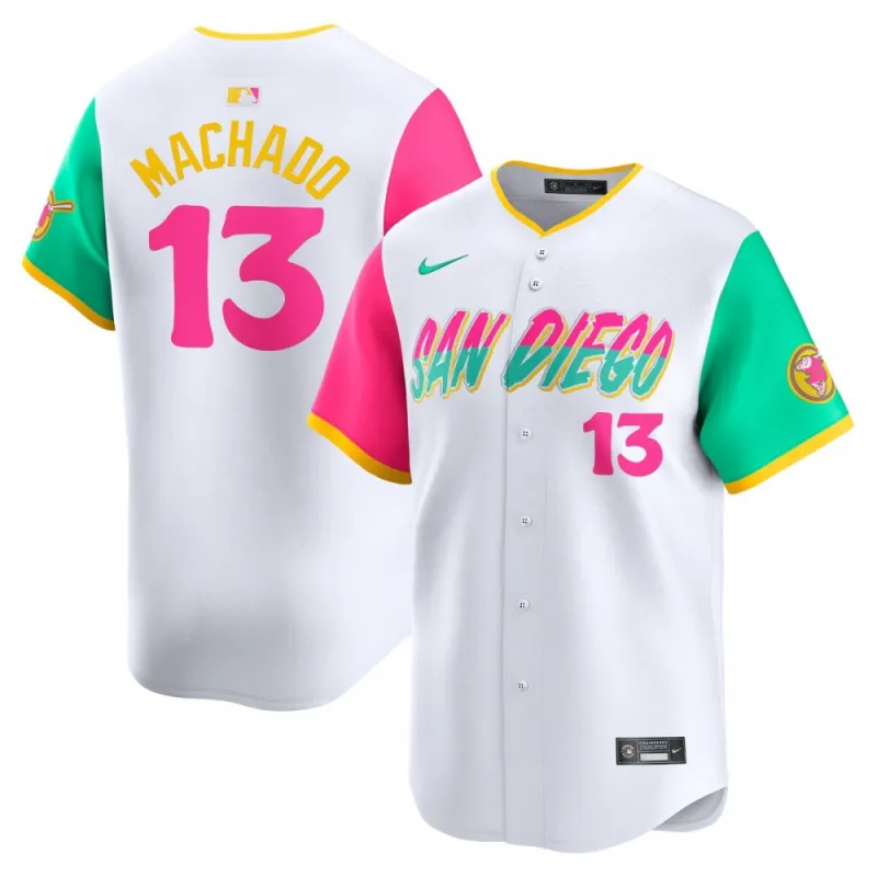 Manny Machado San Diego Padres Nike City Connect Limited Player Jersey – White