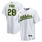 Manny Piña Oakland Athletics Nike Home Replica Player Jersey - White Manny Piña Oakland Athletics Nike Home Replica Player Jersey – White