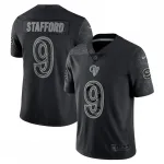 Matthew Stafford Los Angeles Rams Nike RFLCTV Limited Jersey - Zwart