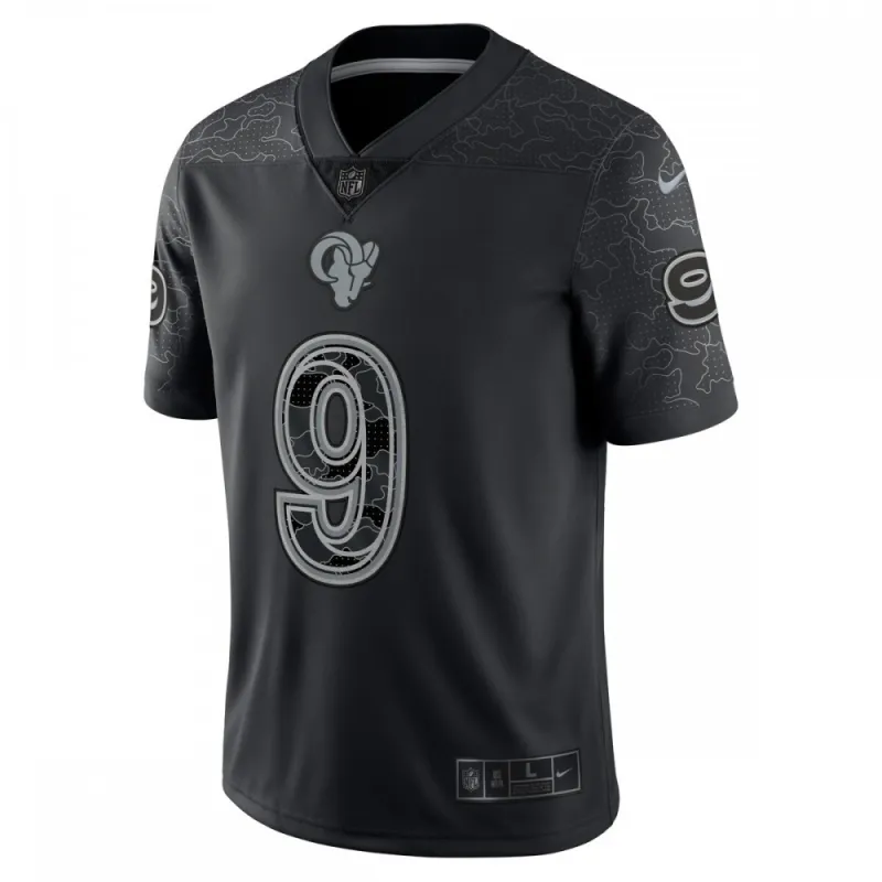 Matthew Stafford Los Angeles Rams Nike RFLCTV Limited Jersey - Zwart