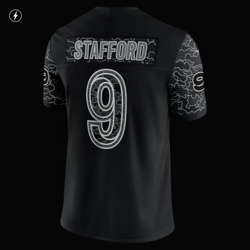 Matthew Stafford Los Angeles Rams Nike RFLCTV Limited Jersey - Zwart